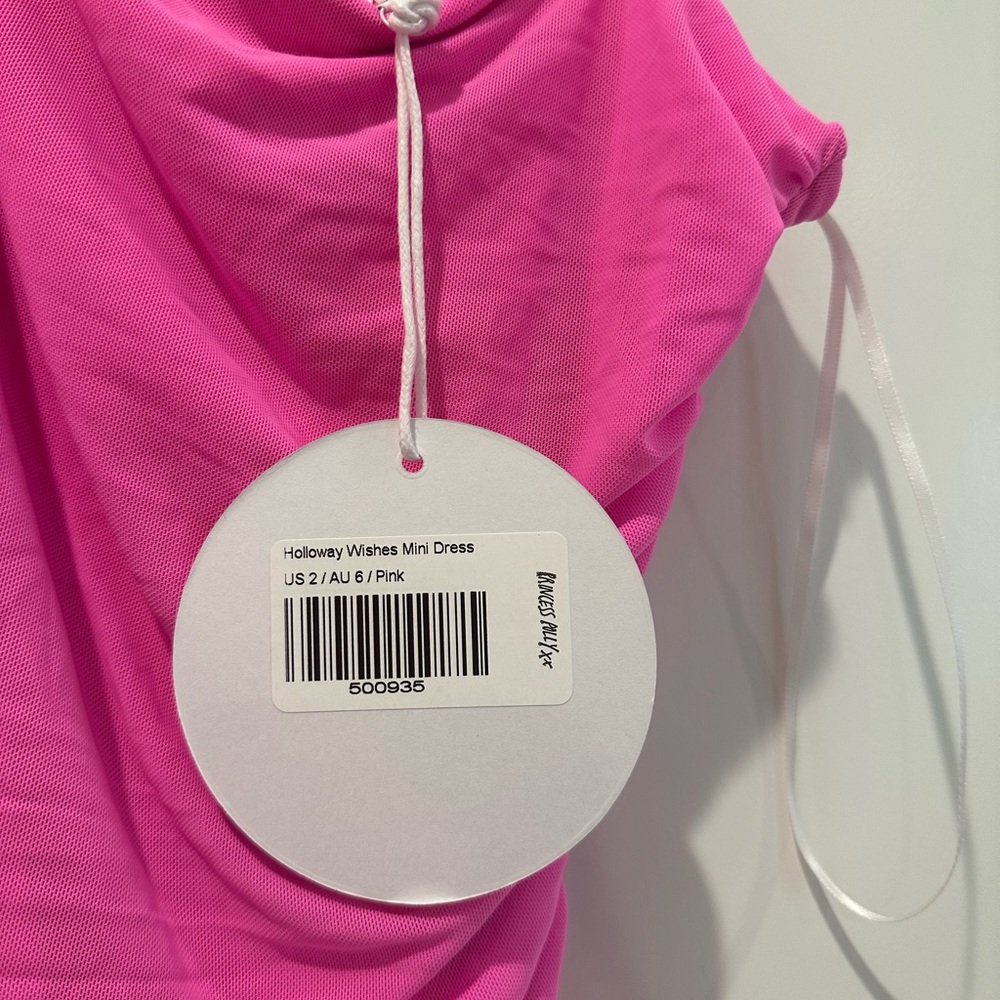 Princess Polly Holloway Wishes Mini Dress Pink | US 2 | NWT - Picture 12 of 15